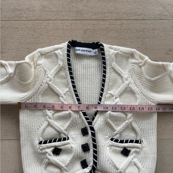 Self Portrait Cable knit cardigan - Picture 9 of 12